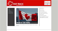 Desktop Screenshot of fasttrackservices.ca