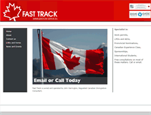 Tablet Screenshot of fasttrackservices.ca